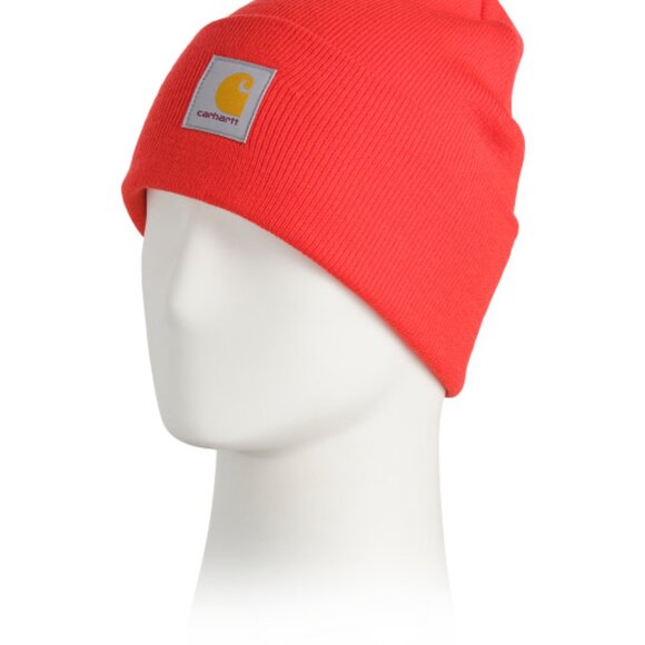 NEW CARHARTT Cuffed Knit Beanie Bittersweet unisex 161mn - Picture 4 of 5